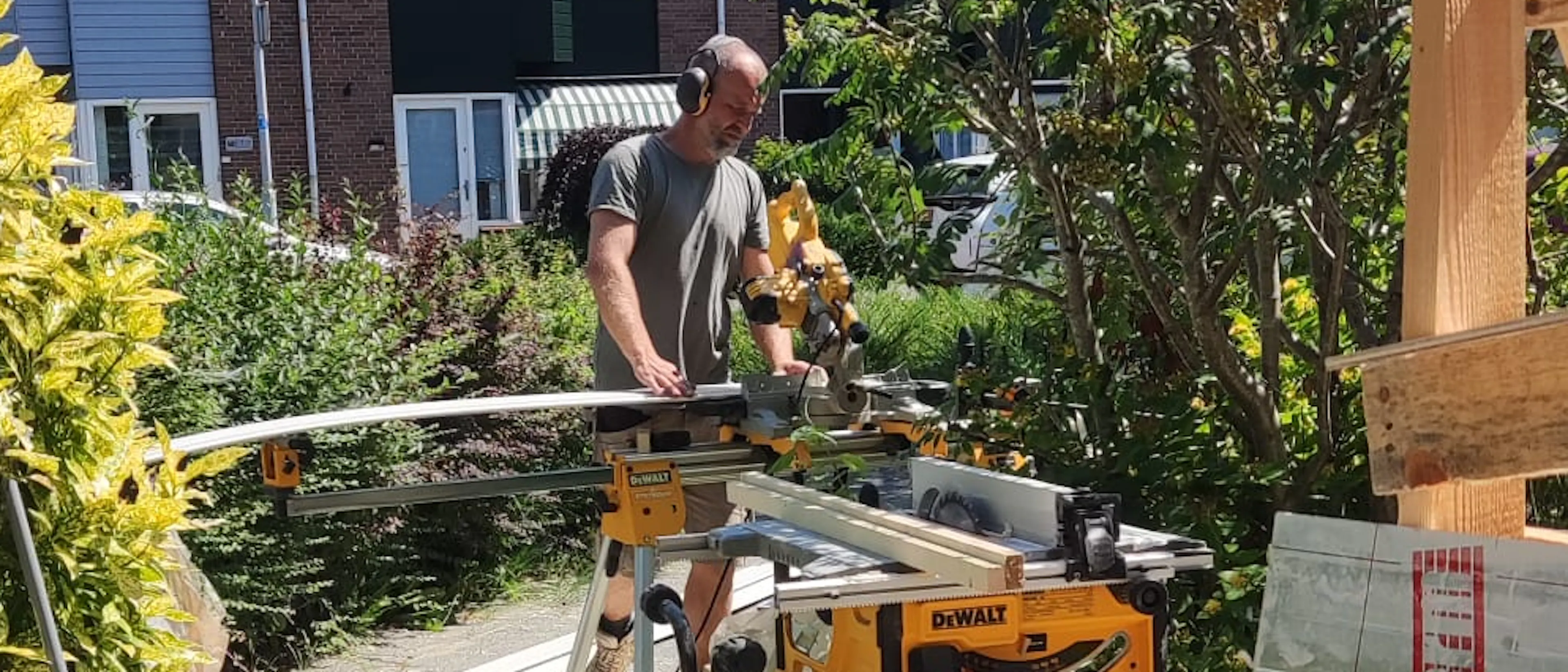 Niek Stet aan het werk
