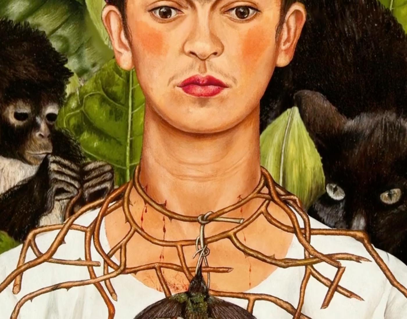 face of frida heart illustration