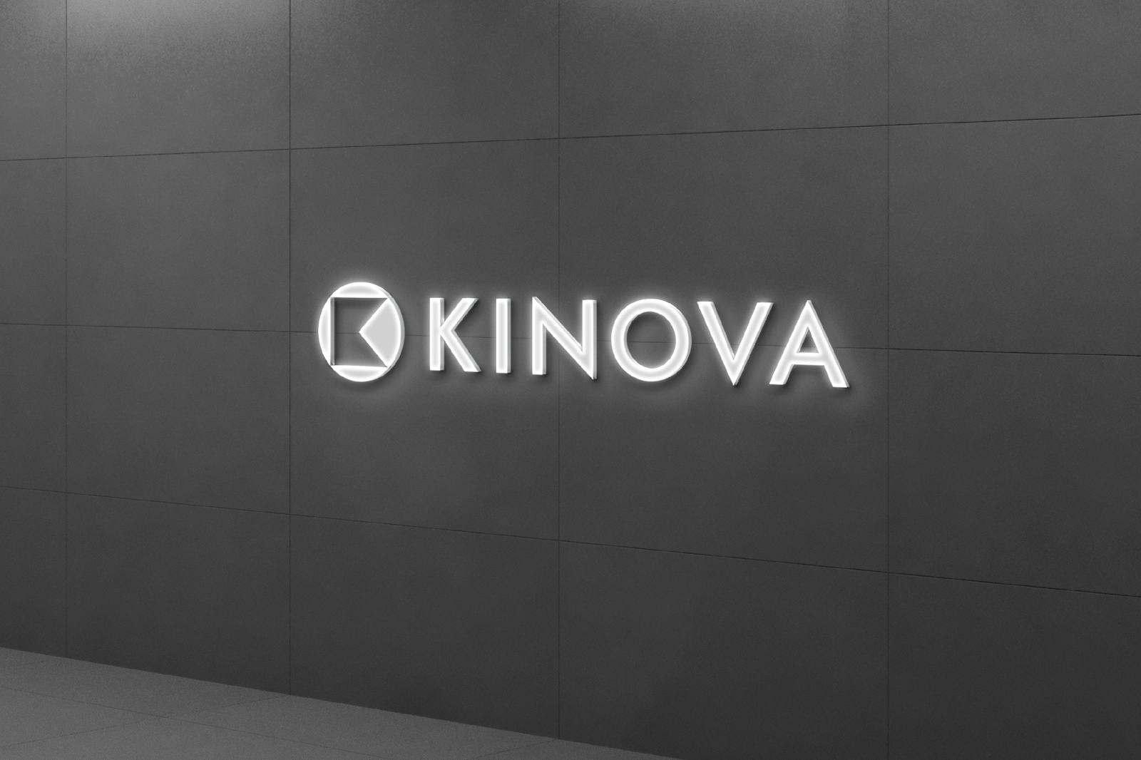 kinova logo wall