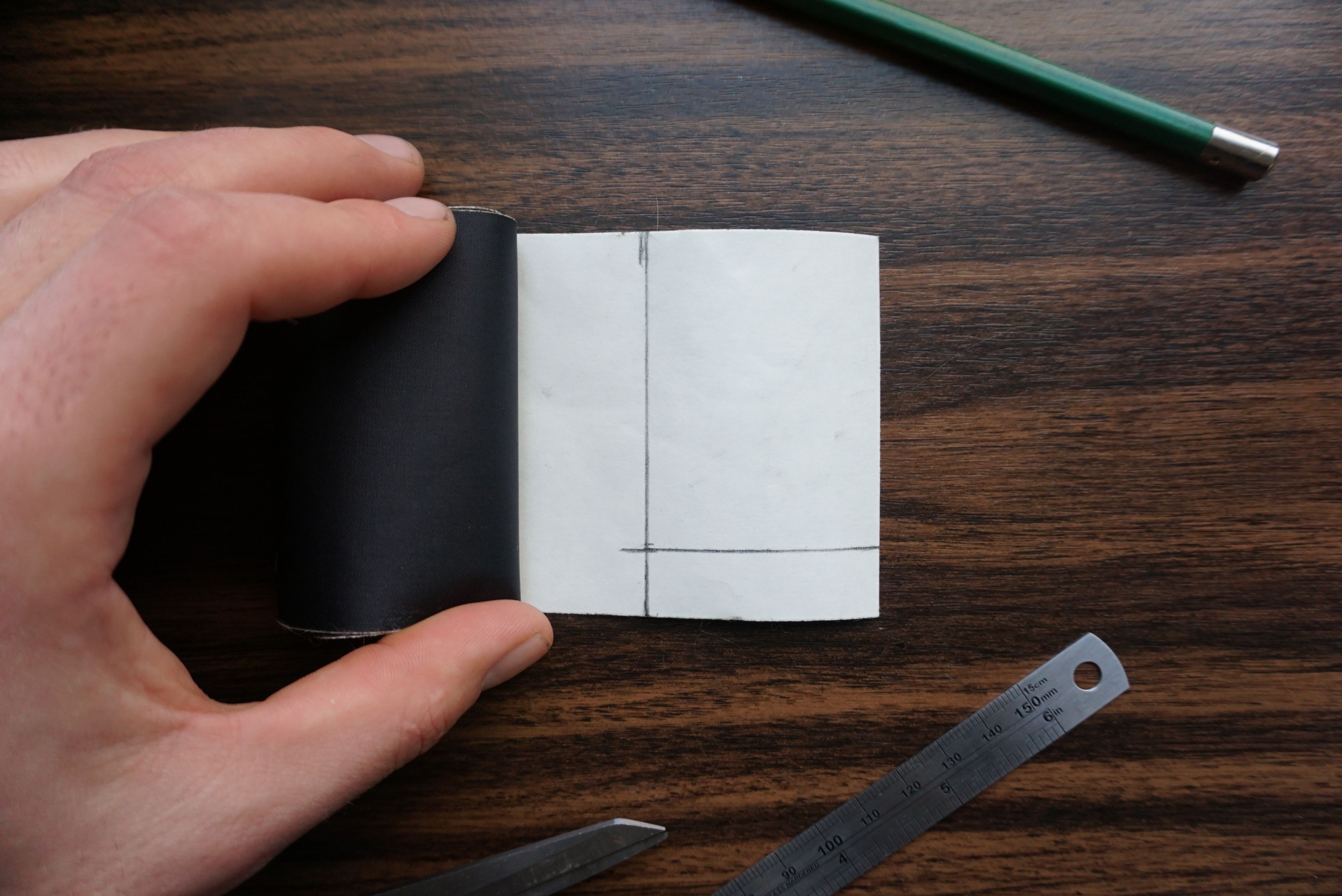 Image of sizing a repair tape