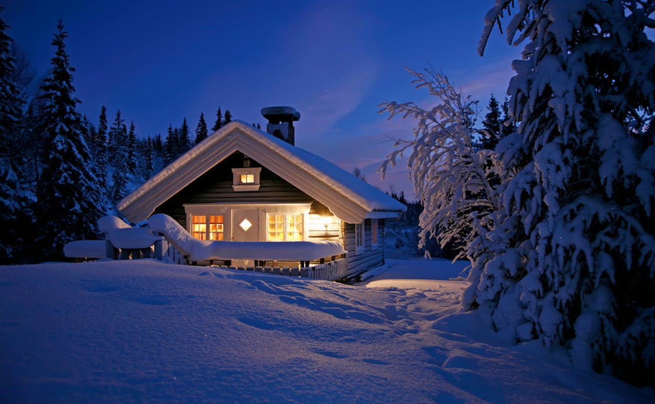 Winter cabin