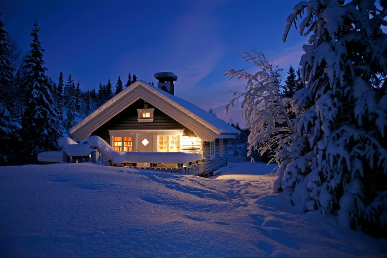 Winter cabin