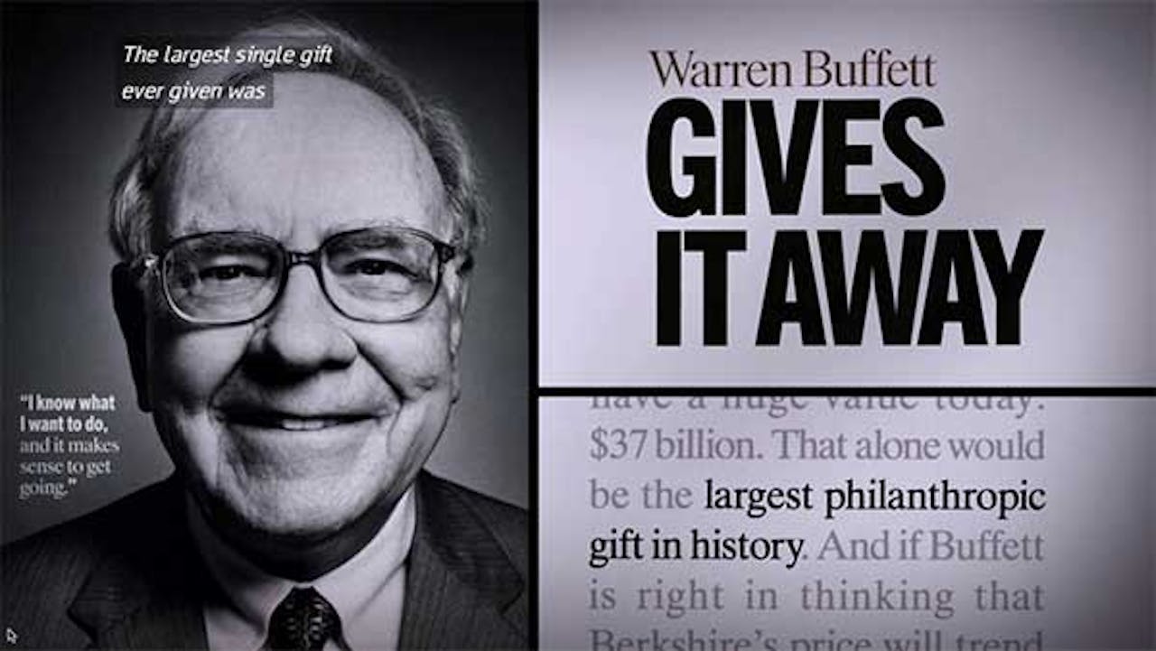Warren Buffett filantrop