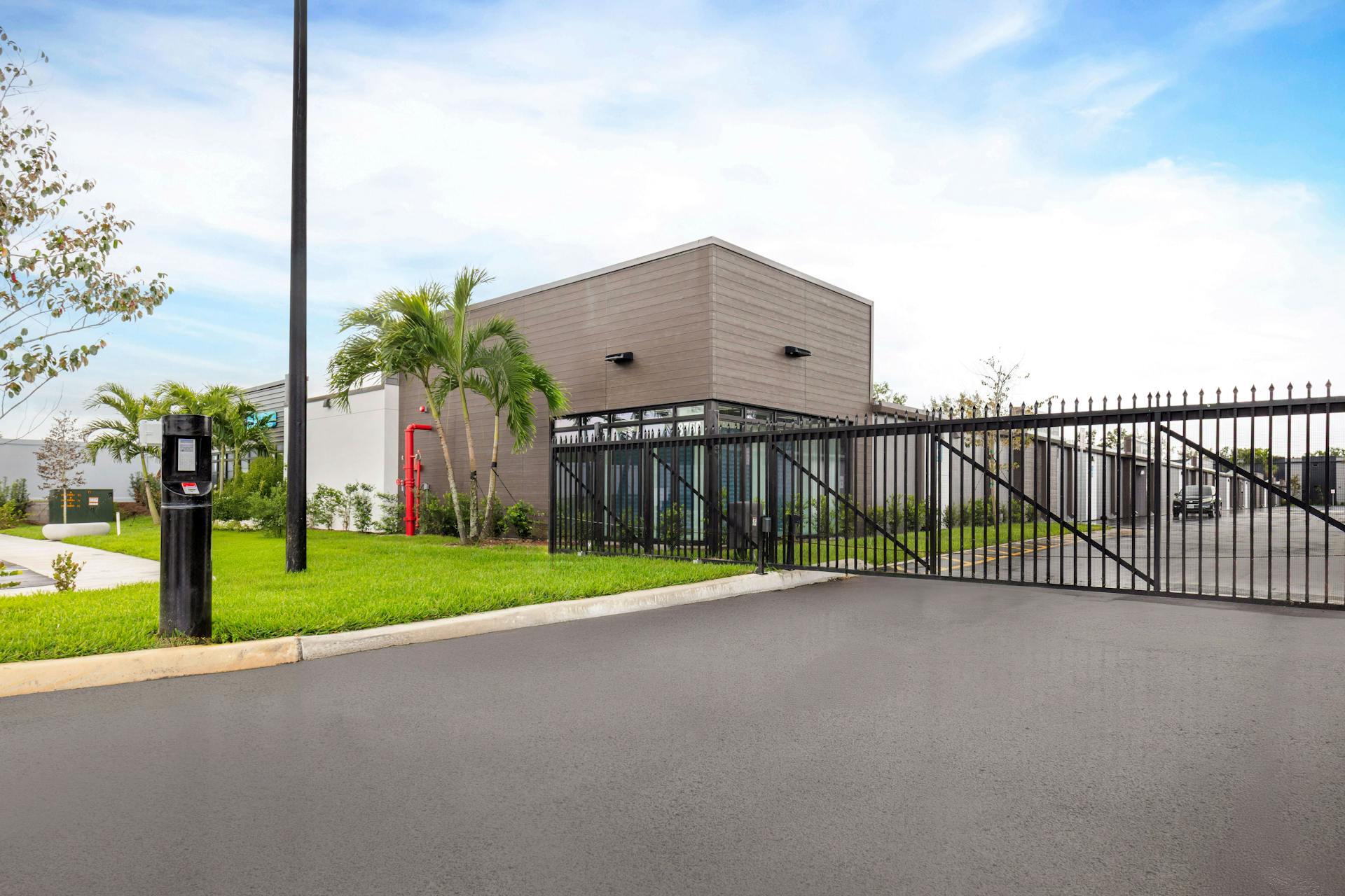 security gate outside of delray beach florida location