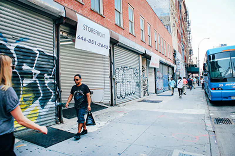 Retail Space to Rent SoHo Storefront