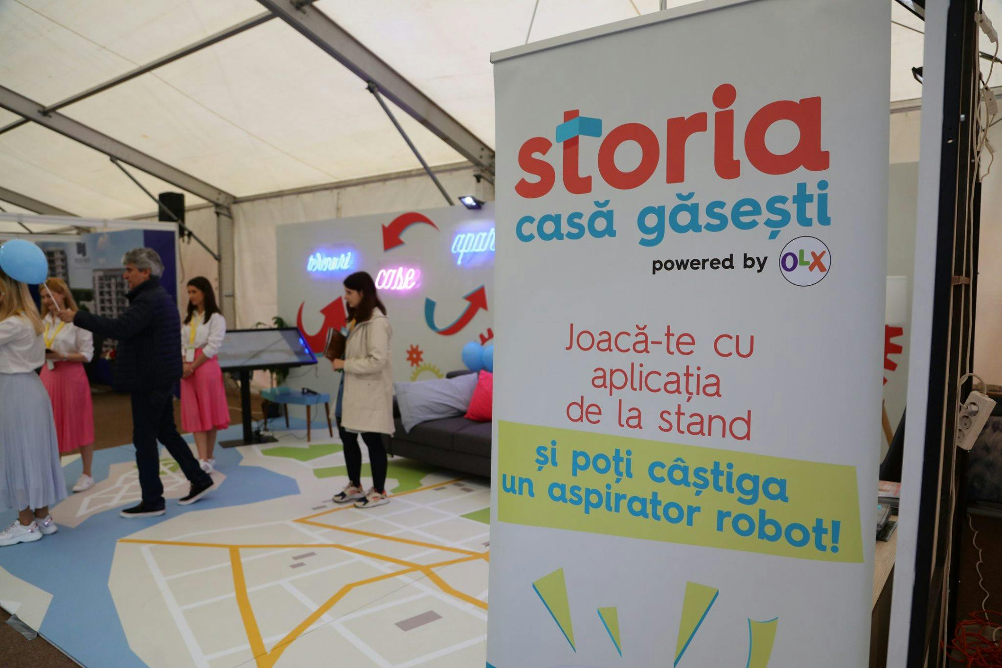 Câștigă un aspirator robot la standul Storia.ro de la Imobiliarium!