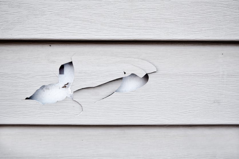 damaged siding