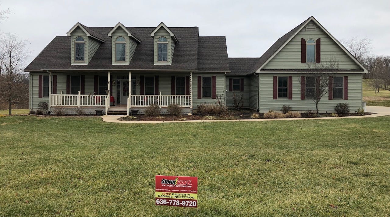 Storm Guard of St. Louis Roofing Project