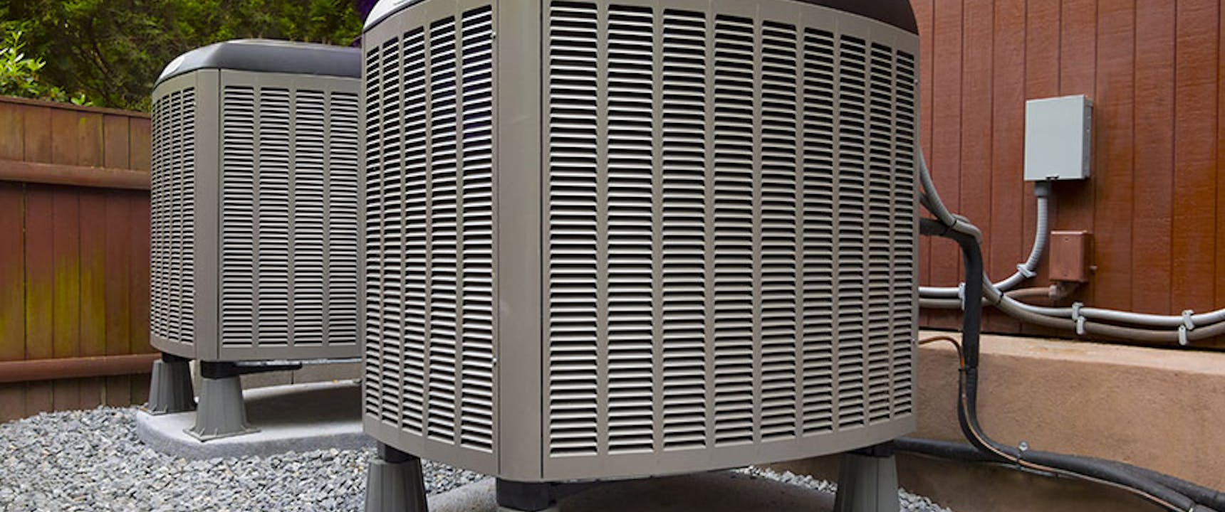 two air conditioning units