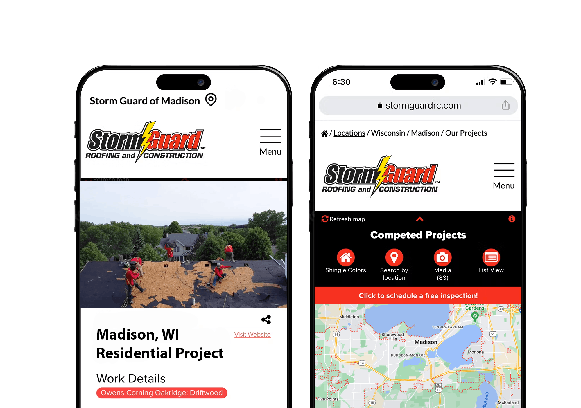 Storm Guard of Madison Project App