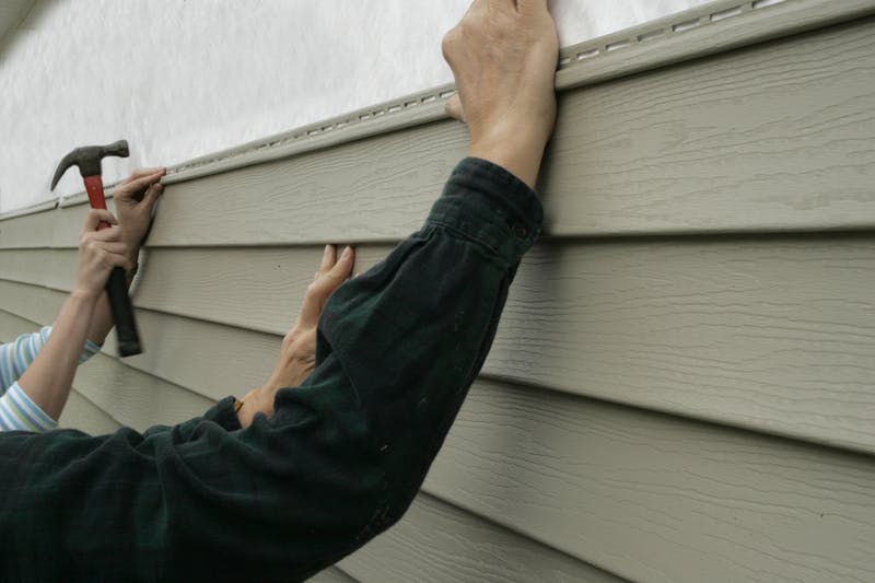 Siding installation