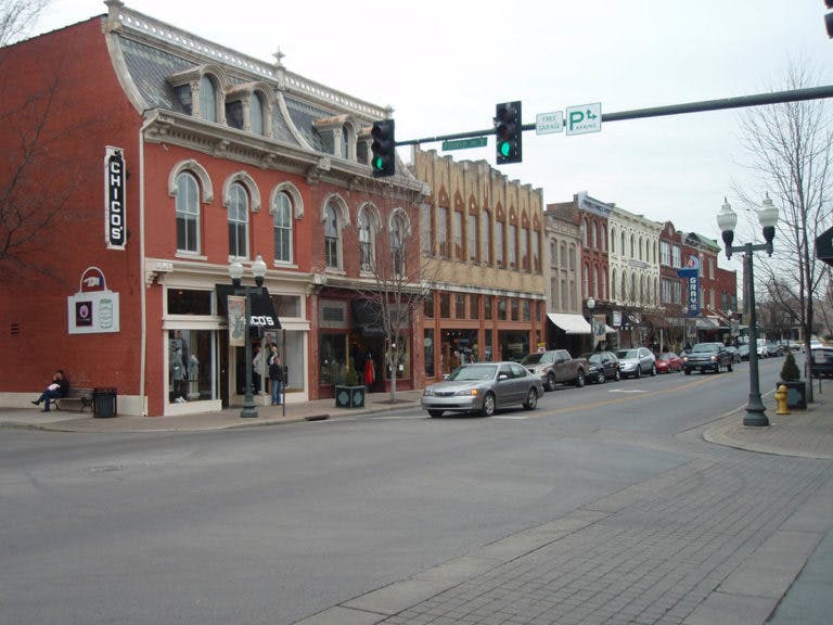 Old building in Franklin, Tennessee