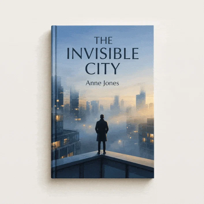Animated gallery cycling through finished fiction, children's, pet-training, mystery, Christmas, and motivational hardcover covers