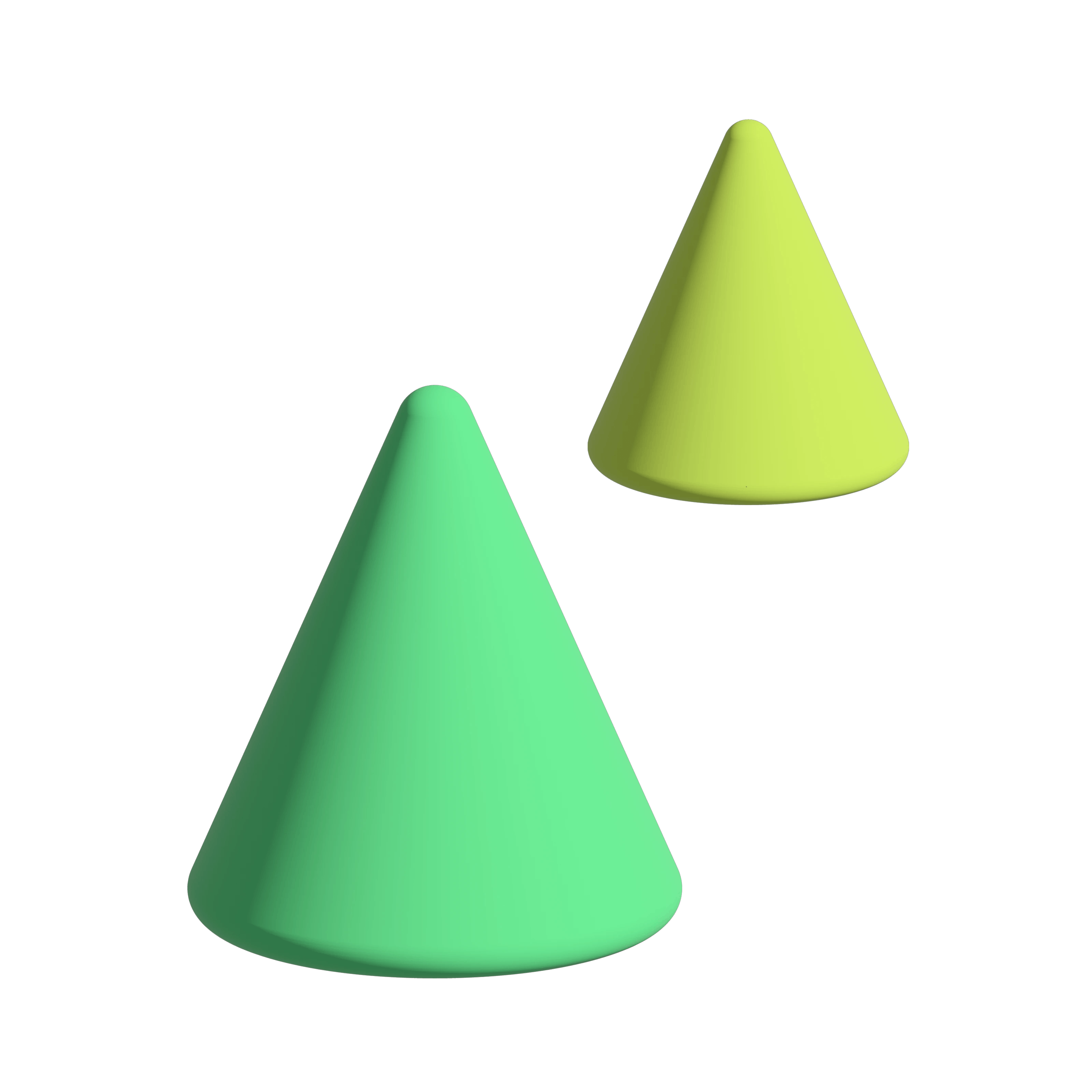 2 Cones