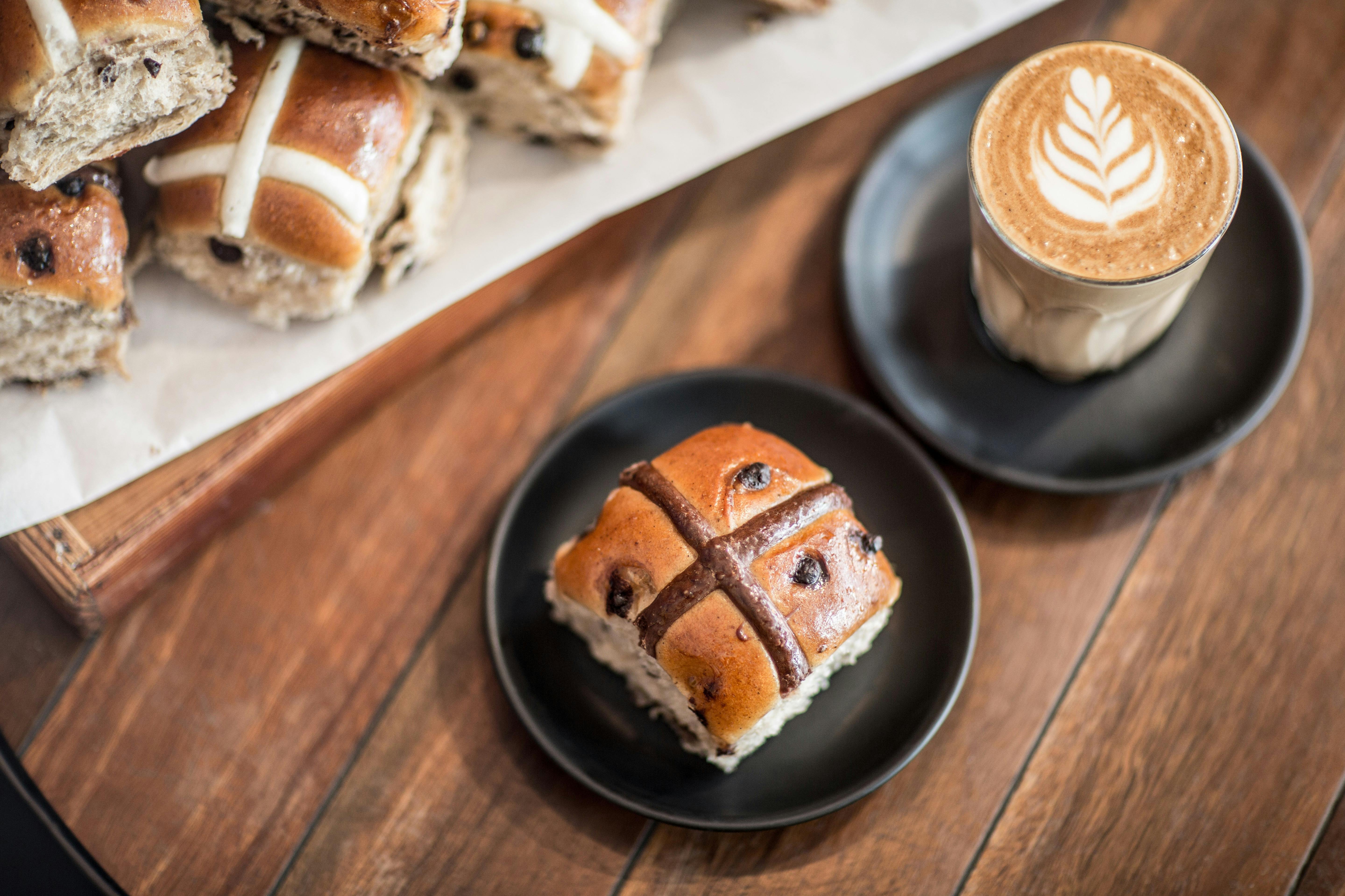 Brasserie Bread Choc Cross Buns.