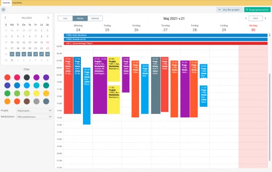 Struqturkalendern - 2 kalendrar i en, pllaneringsverktyg, kalender, struqtur