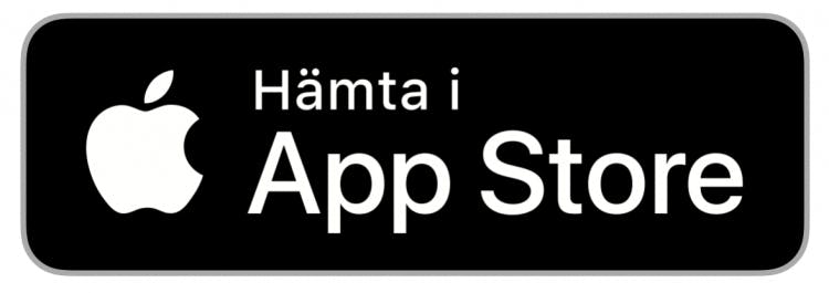 Hämta i app store