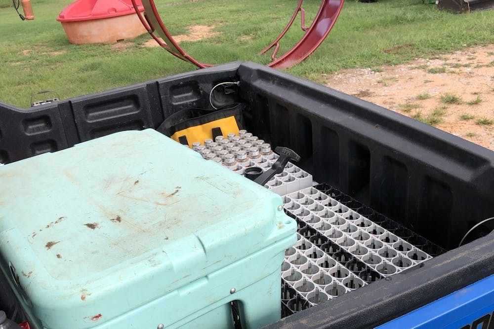 STRYDE nodes in the field oil and gas survey oklahoma