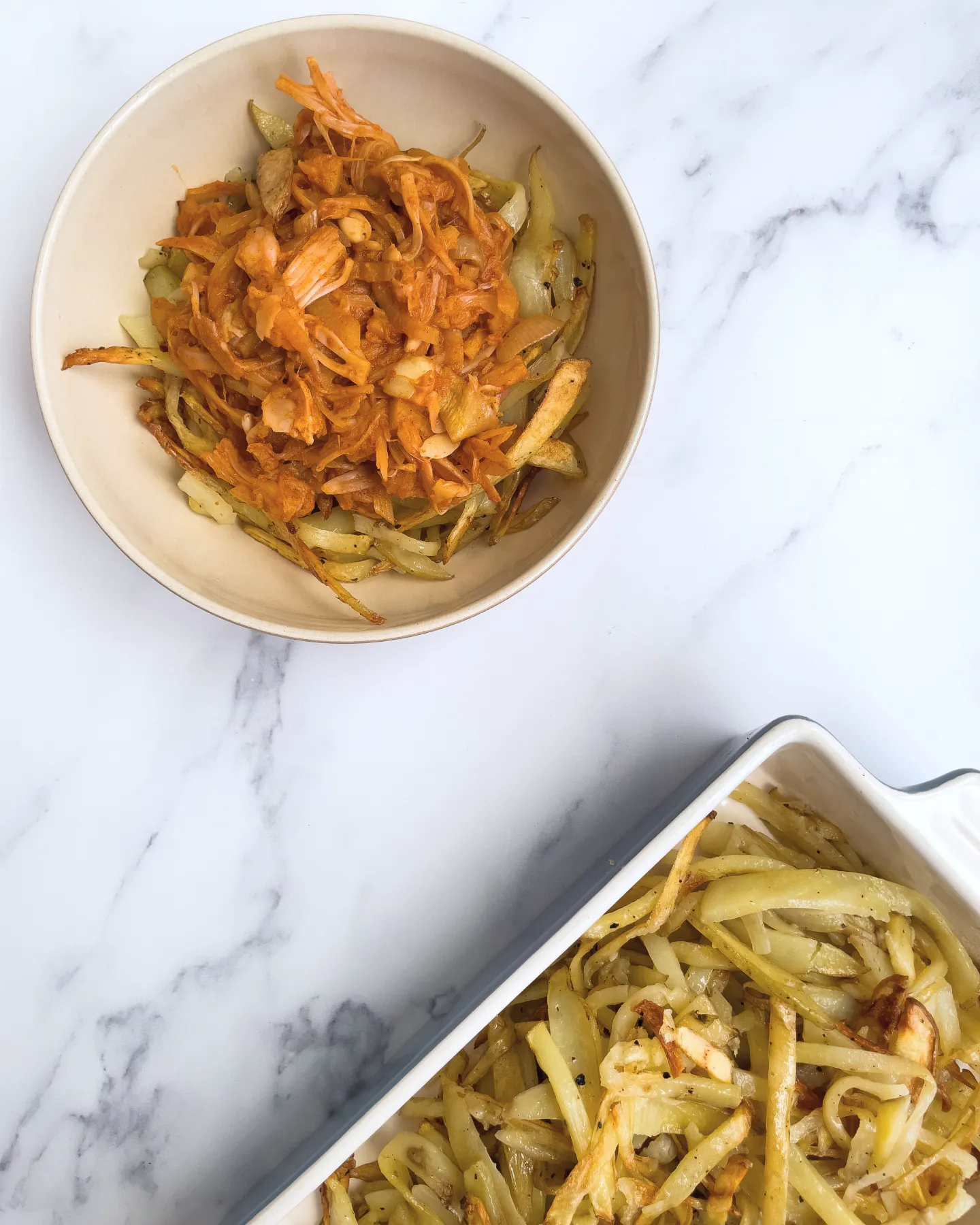 Pulled jackfruit loaded fries - Stryve