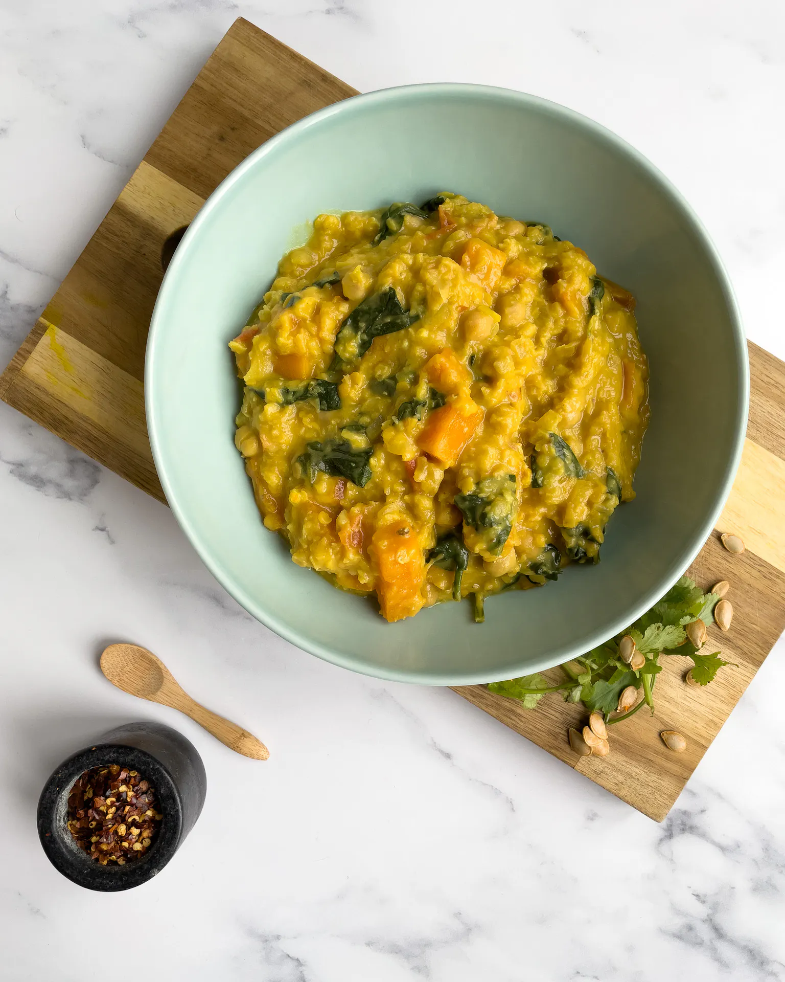 Chickpea & squash dhal - Stryve