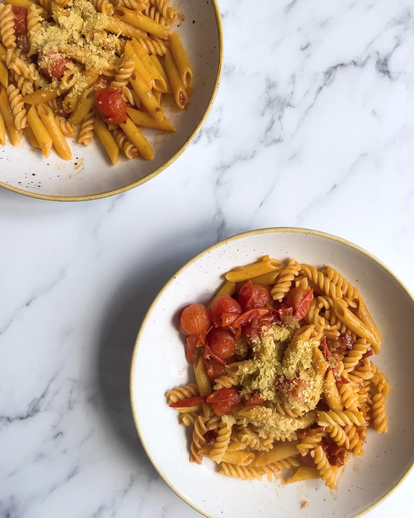 Cherry & sundried tomato pasta - Stryve