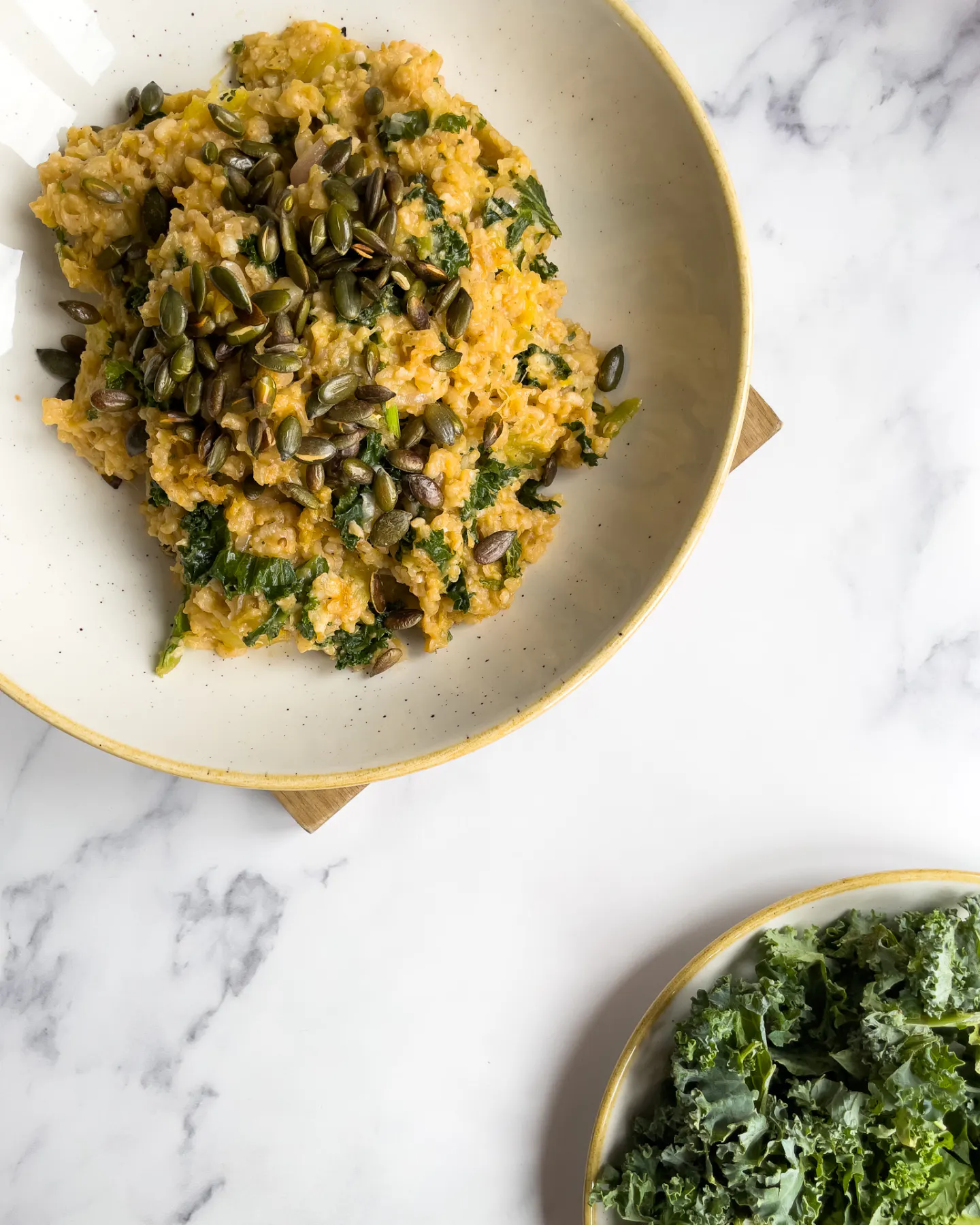 Squash & kale risotto - Stryve