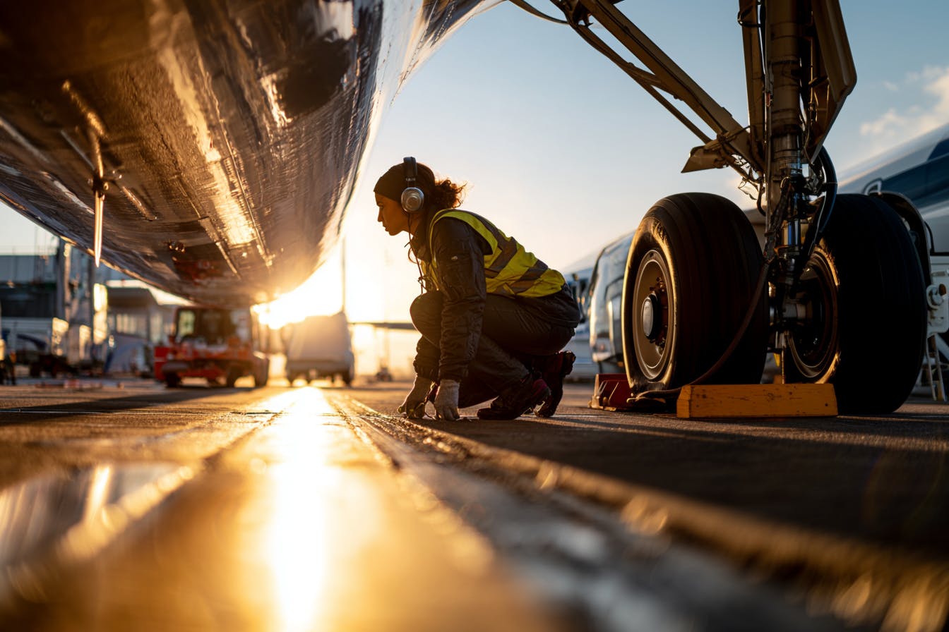 Afbeelding voor het beroep Electrotechnicus luchtvaart