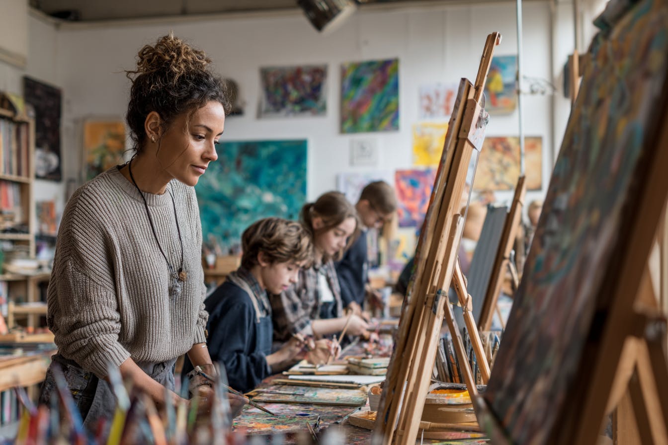 Afbeelding voor het beroep Kunstdocent