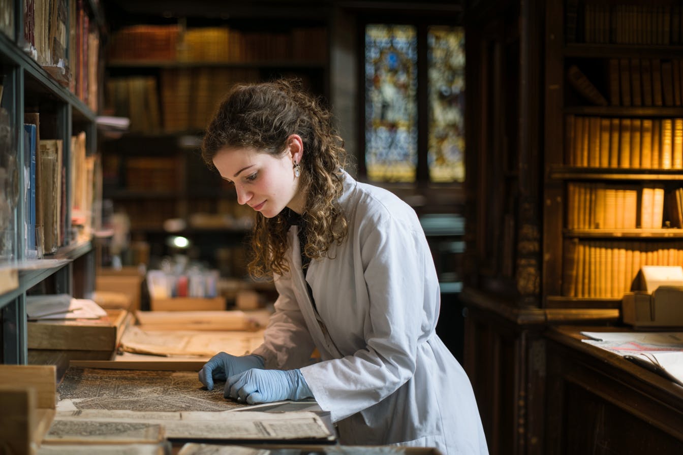 Afbeelding voor het beroep Archivaris en conservator