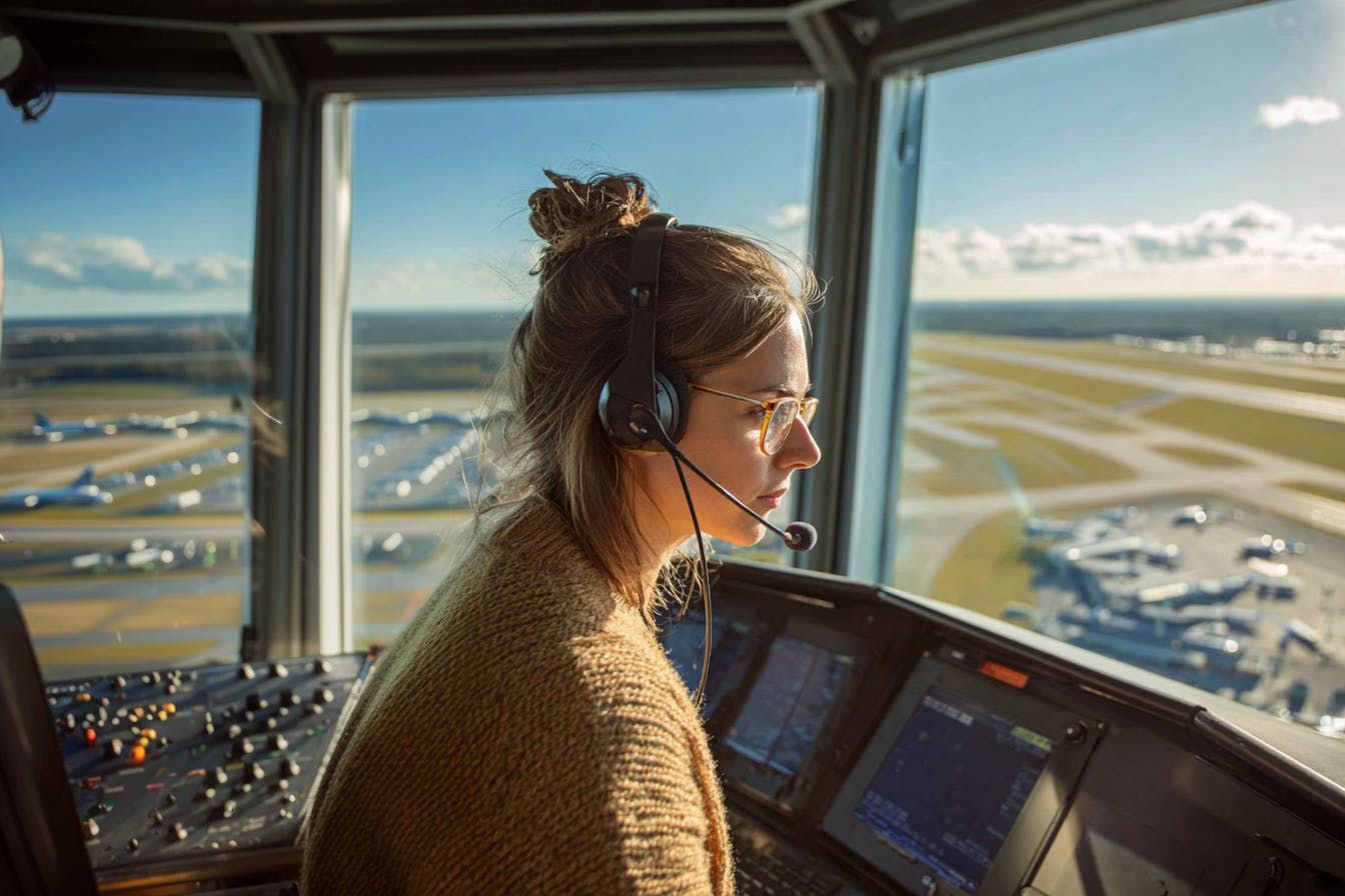 Afbeelding voor het beroep Luchtverkeersleider
