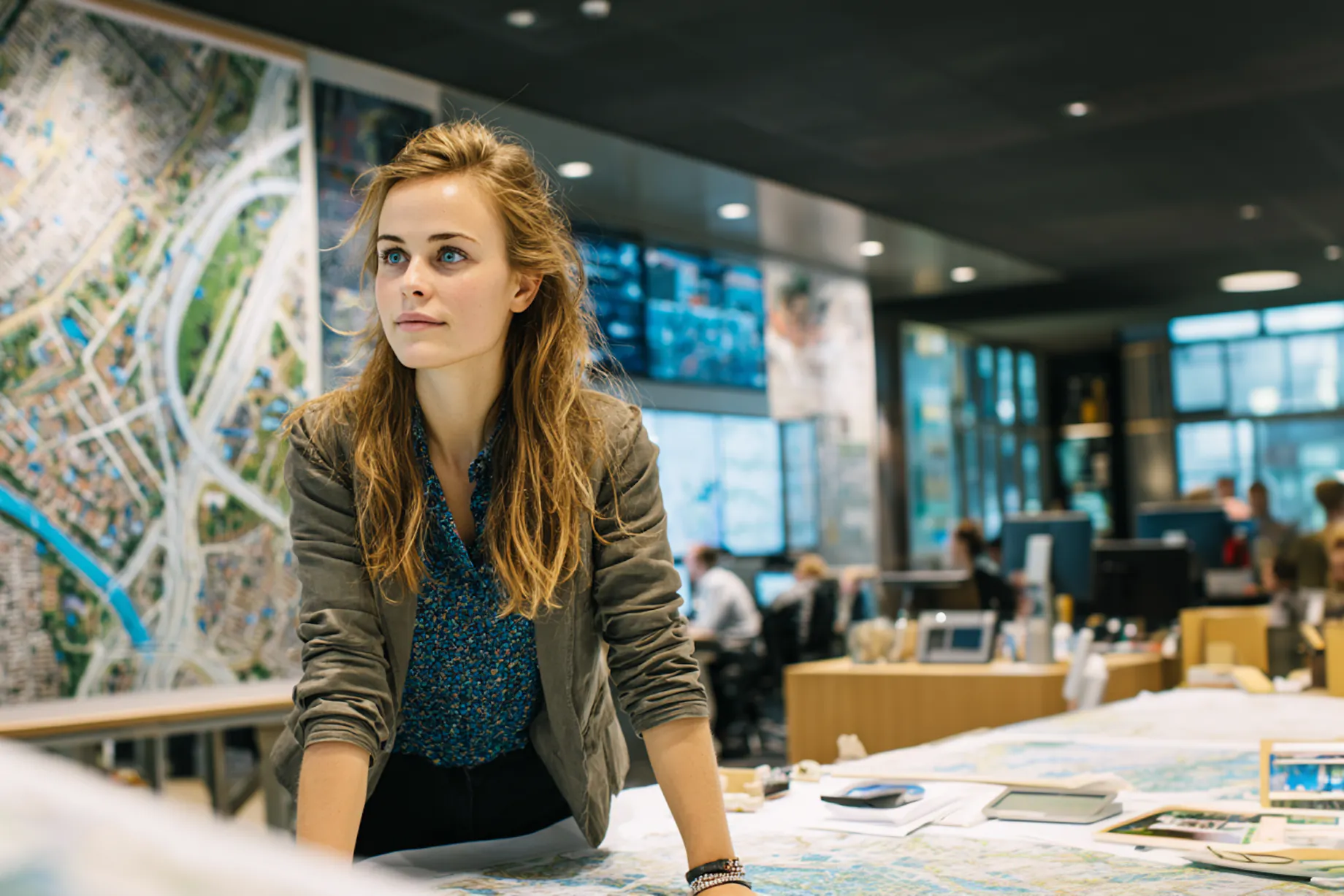 Afbeelding voor het beroep Stedenbouwkundige en verkeersplanoloog