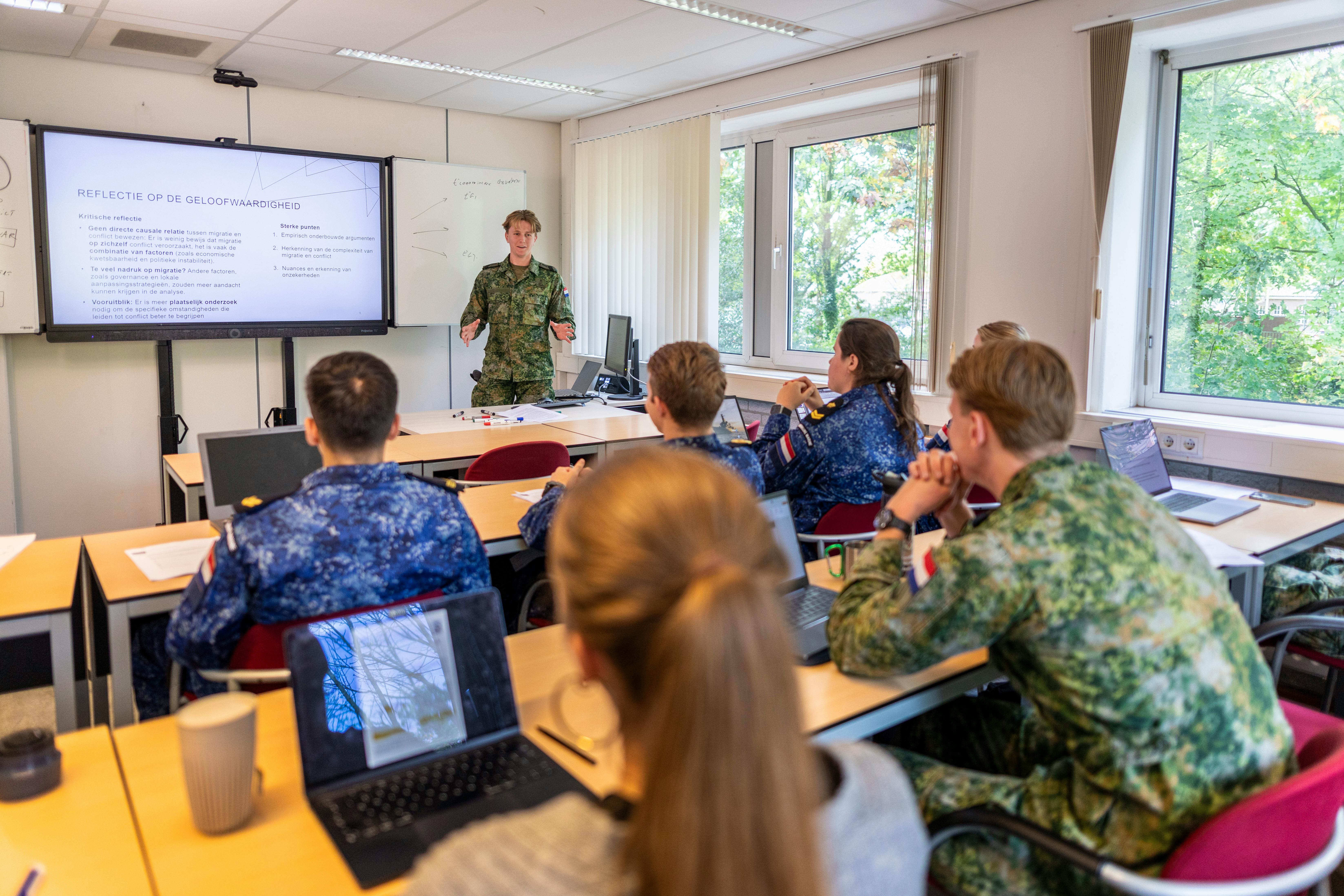 Officieren bij Defensie