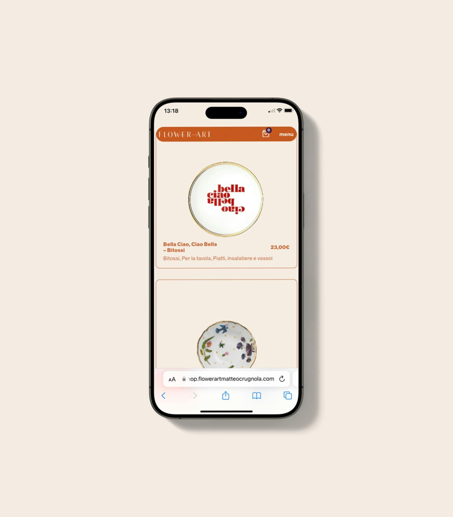 Studio 9 7/6 project 2023 e-commerce Flowerart mobile catalogue