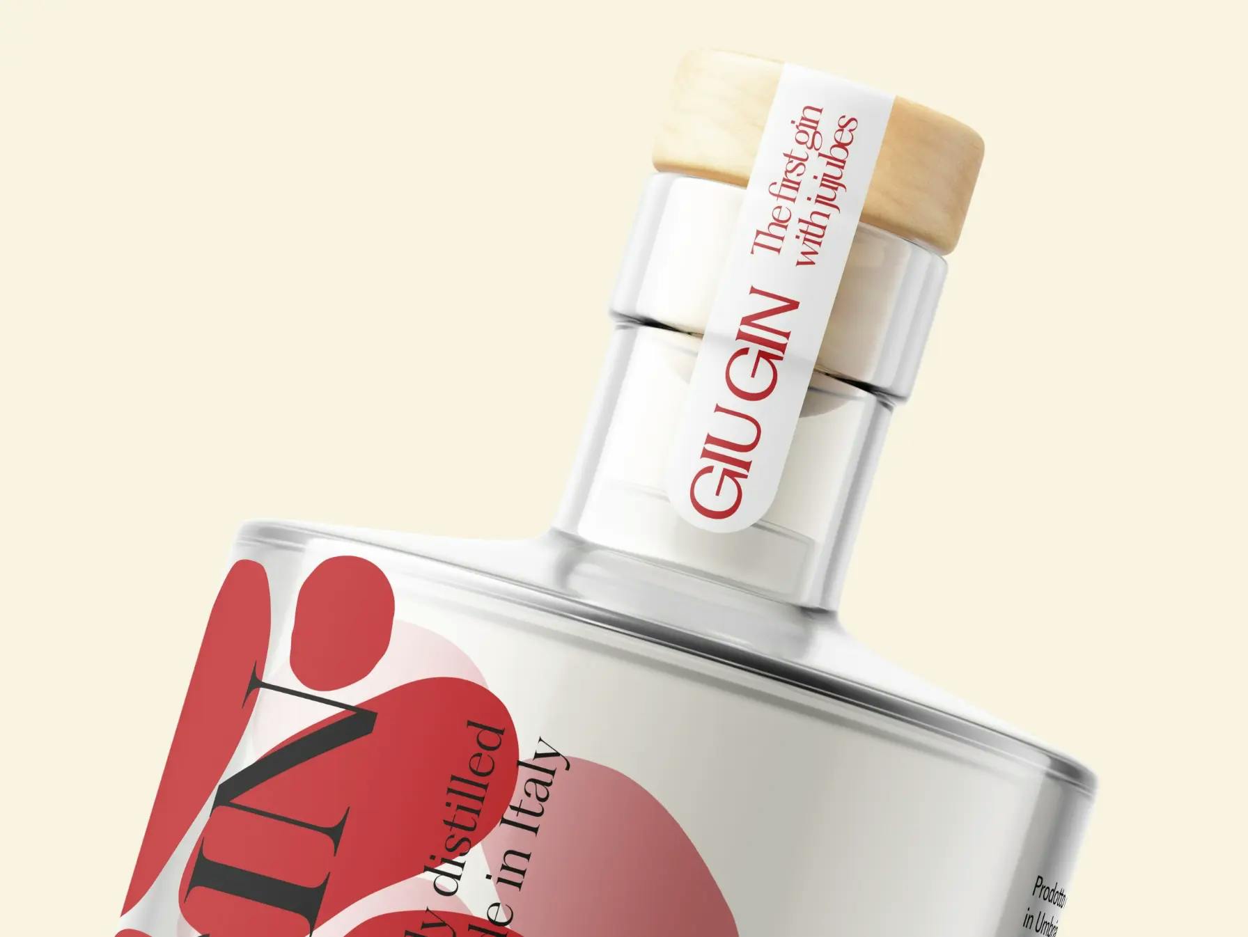 GIU GIN top label Studio 9 7/6 project label