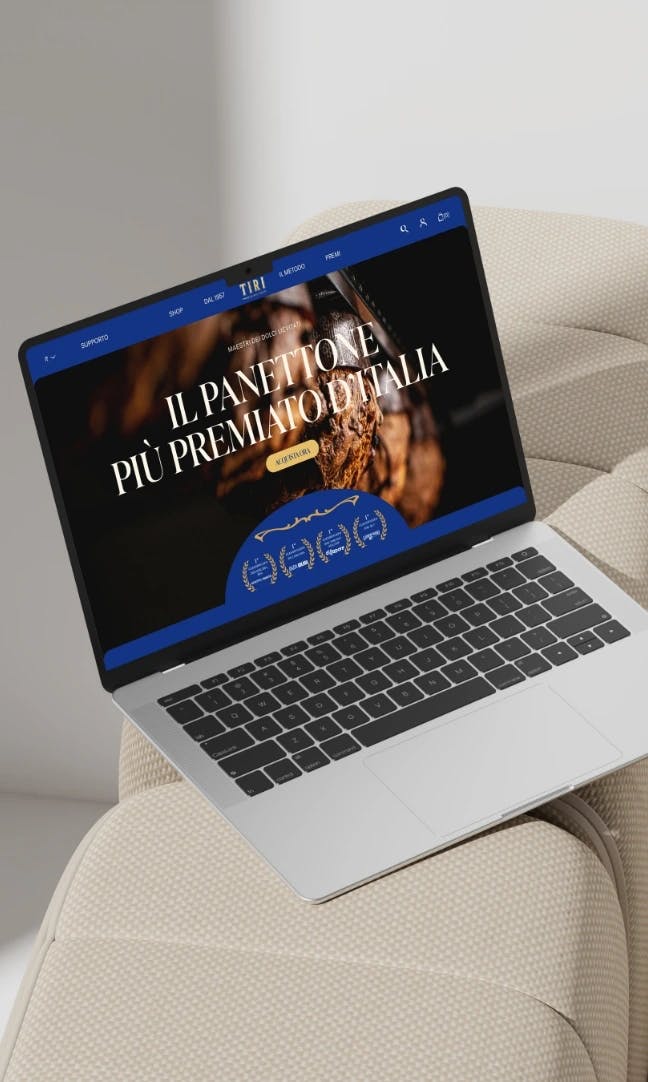 last project Tiri maestri dei dolci lievitati web design ecommerce sviluppo