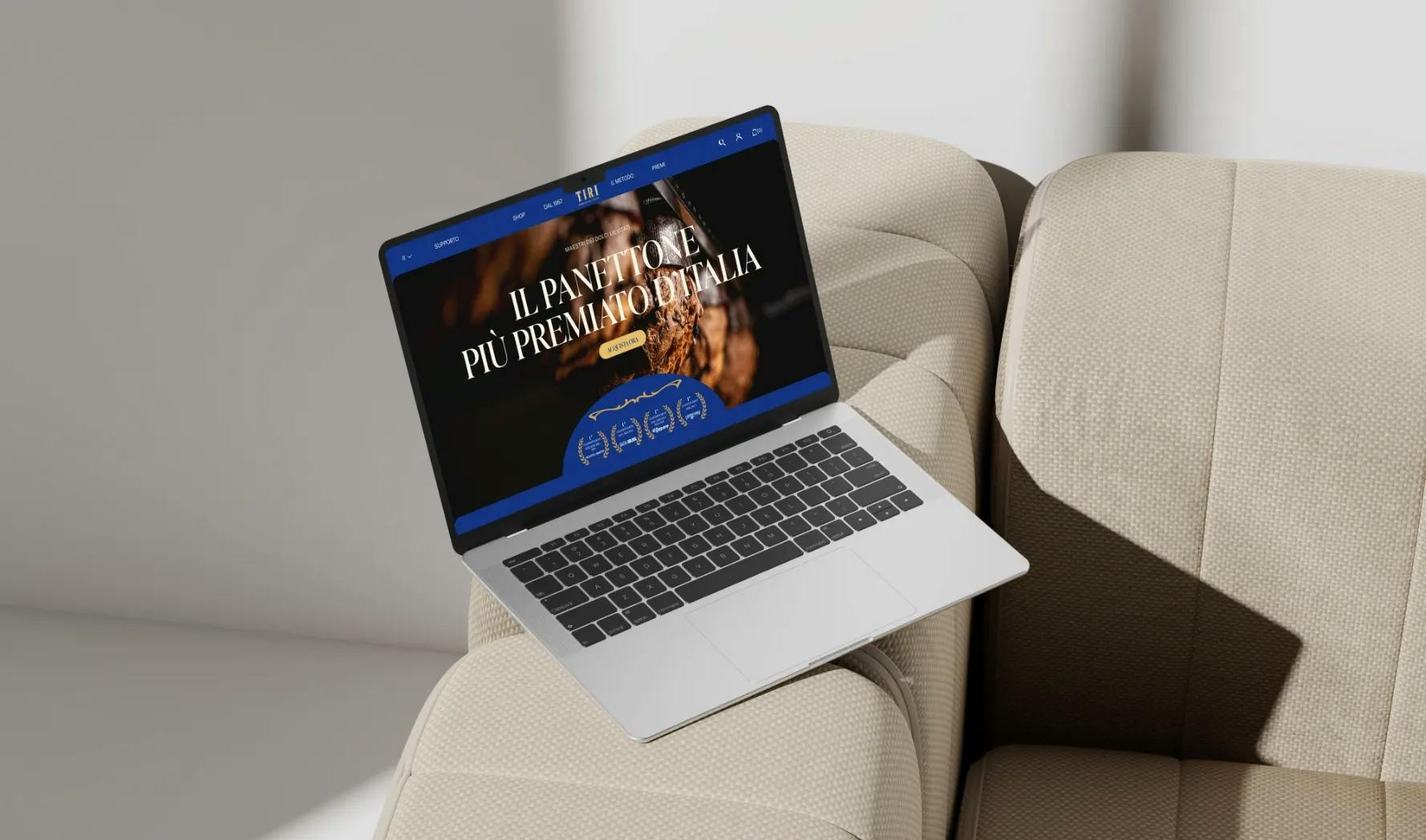 Tiri maestri dei dolci lievitati sito web, ecommerce, web design sviluppo Studio 9 7/6