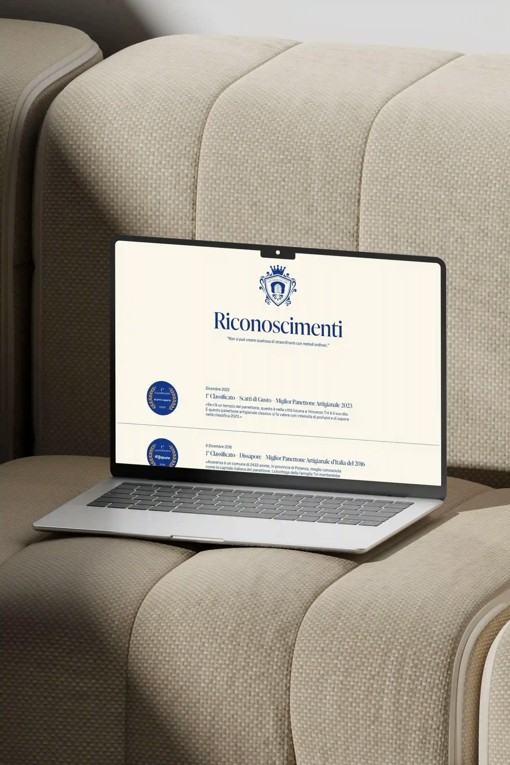 Tiri maestri dei dolci lievitati sito web awards, ecommerce, webdesign sviluppo