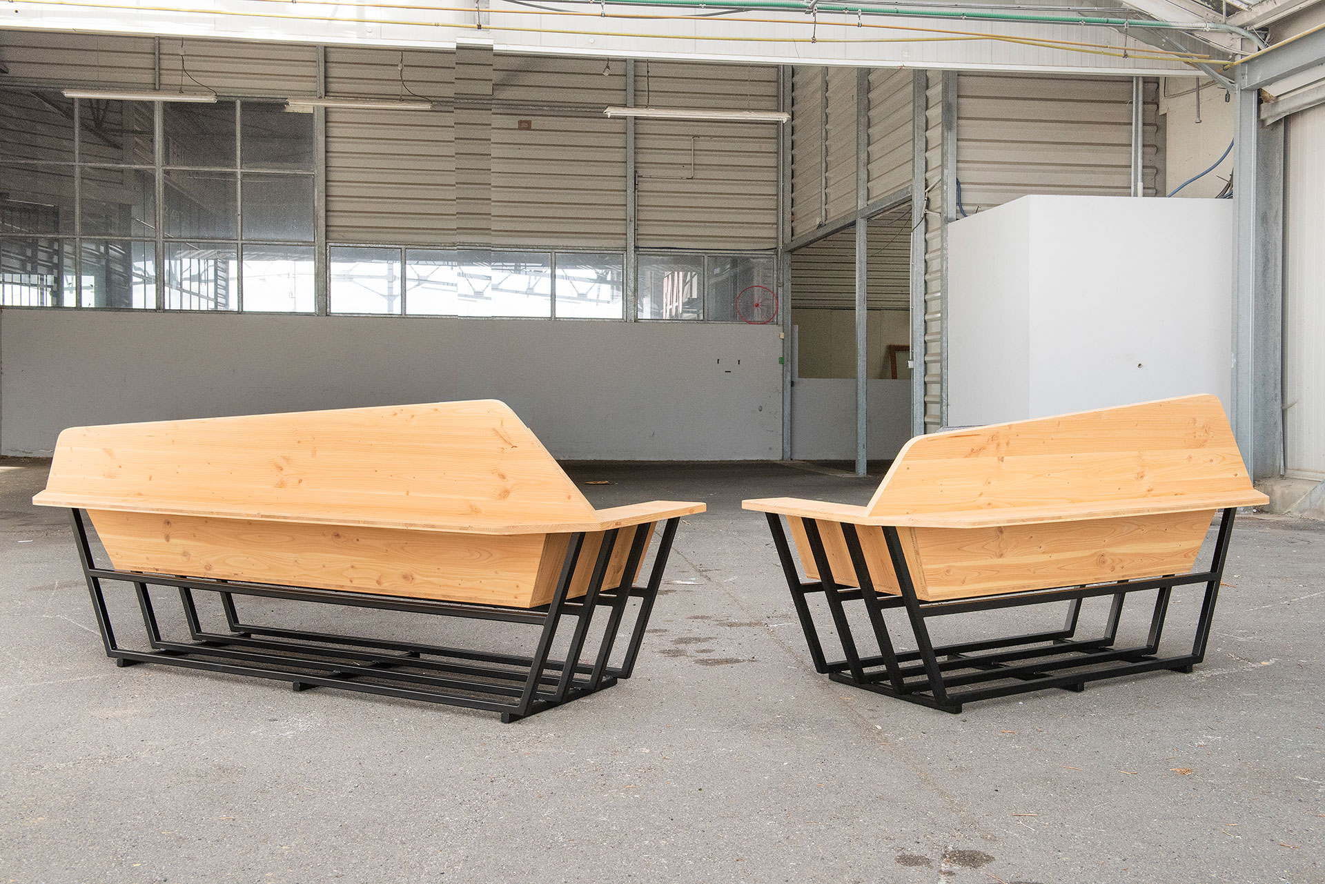 Dossiers des sofas SAM pensé par les designers du Studio Katra.