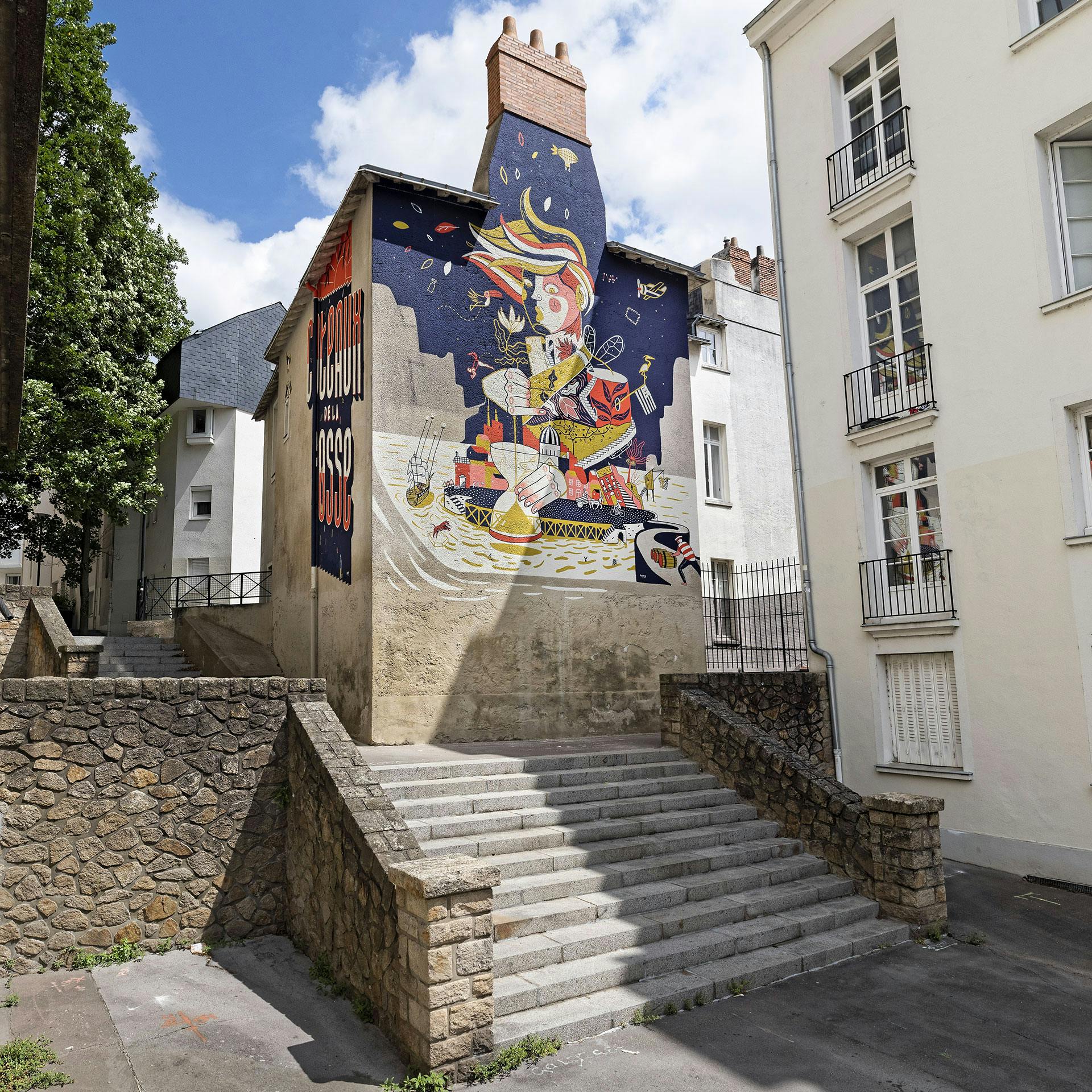 La rue Montaudouine à l'honneur grâce à la dernière contribution du Studio Katra.