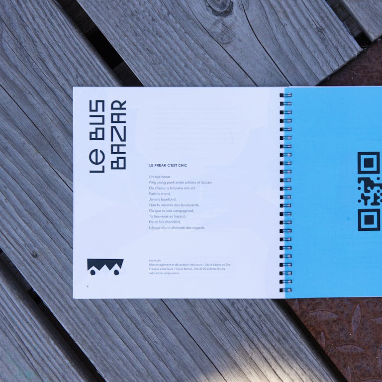 Page carnet d'exploration Transfert sur le Bus Bazar.