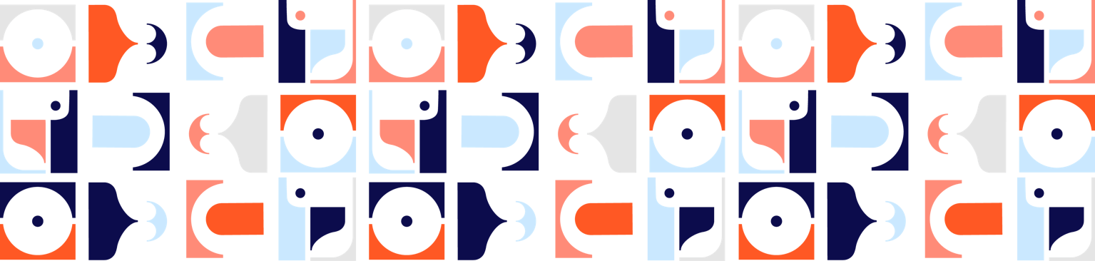 Patterns de motifs inspirés de l'identité visuelle de l'espace de coworking La Khalle.
