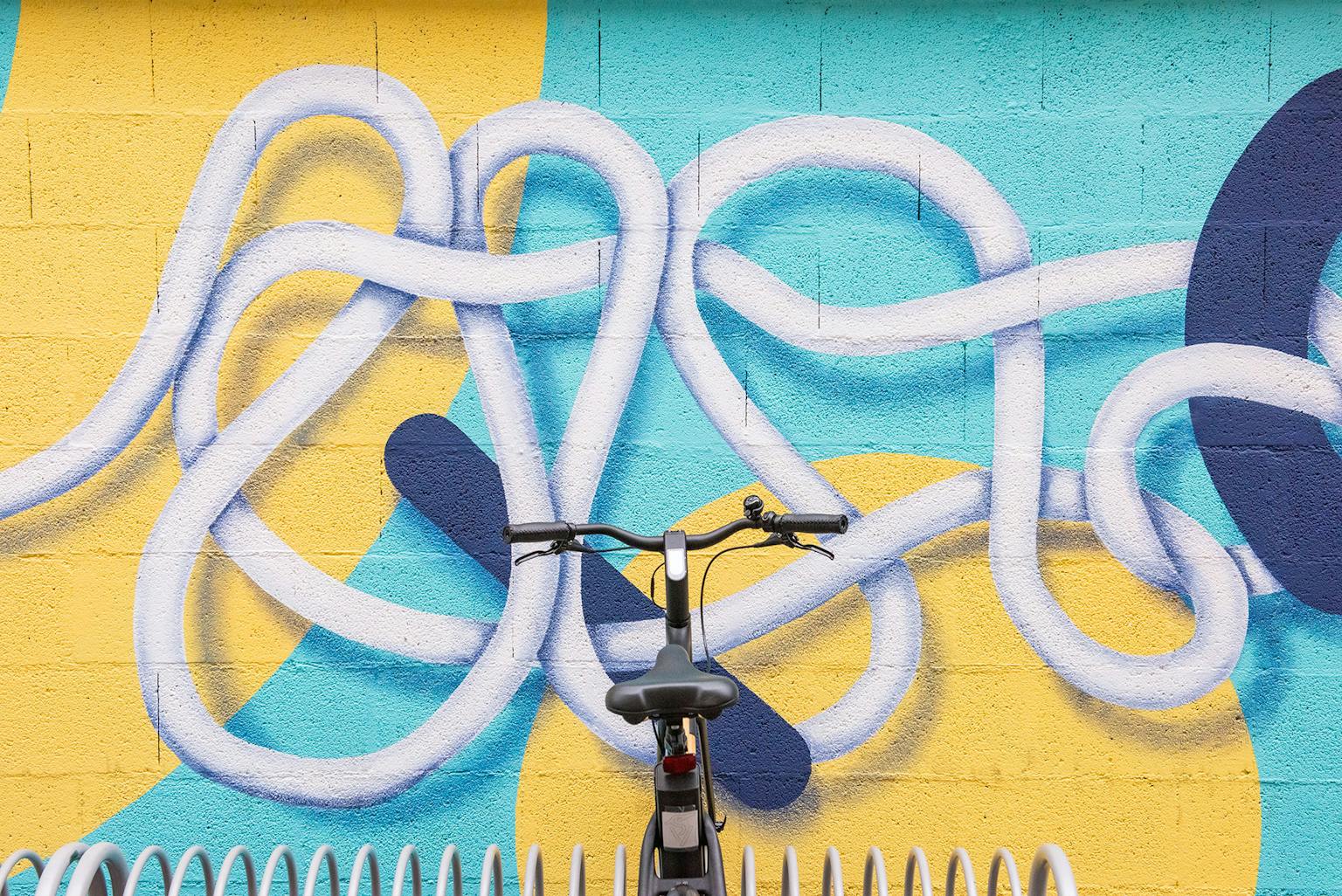 Peinture murale pour les locaux de Valeuriad.