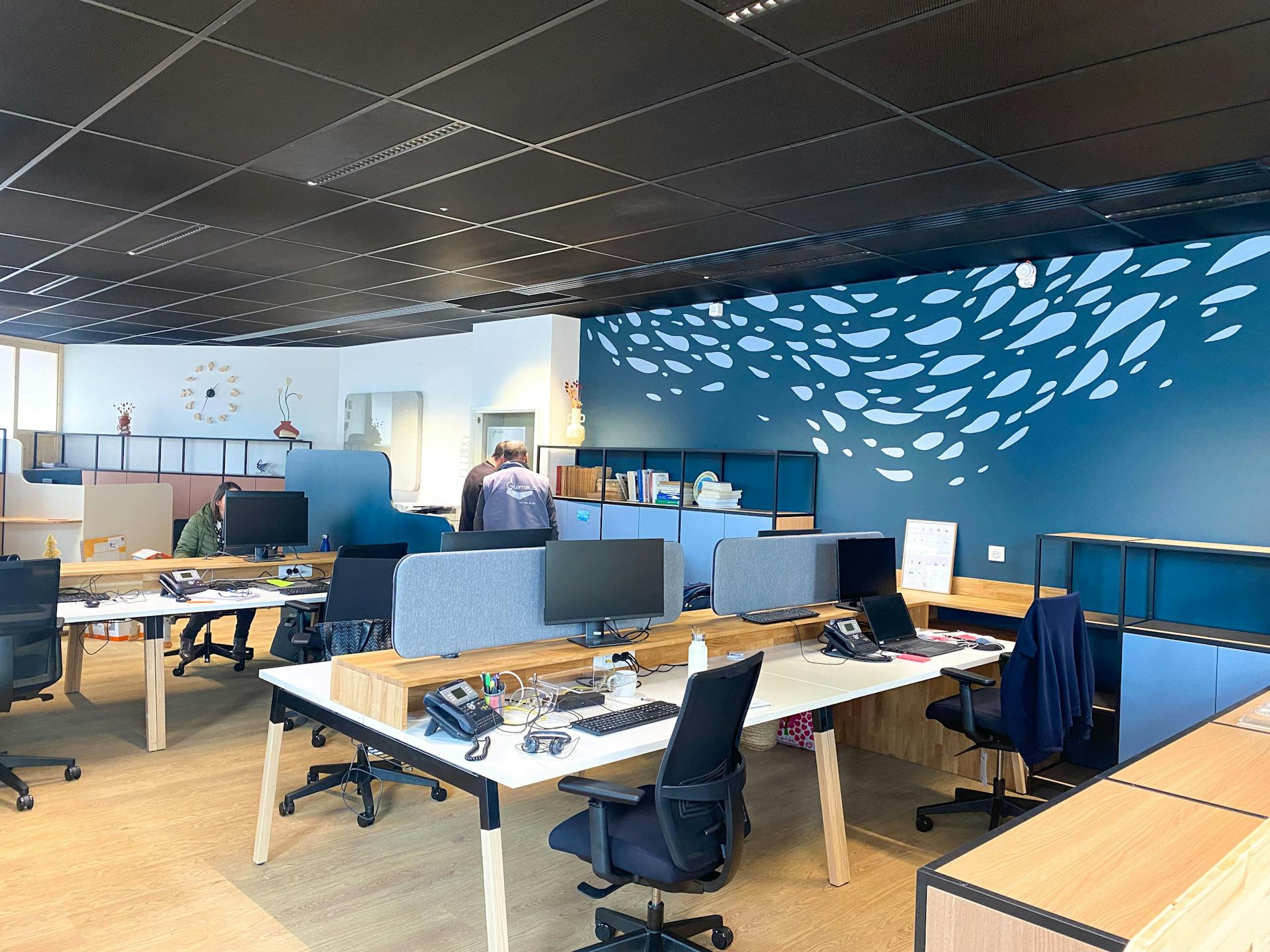 Les bureaux de la CCI à Saint-Nazaire, aménagés par l'agence de design d'espace Studio Katra.
