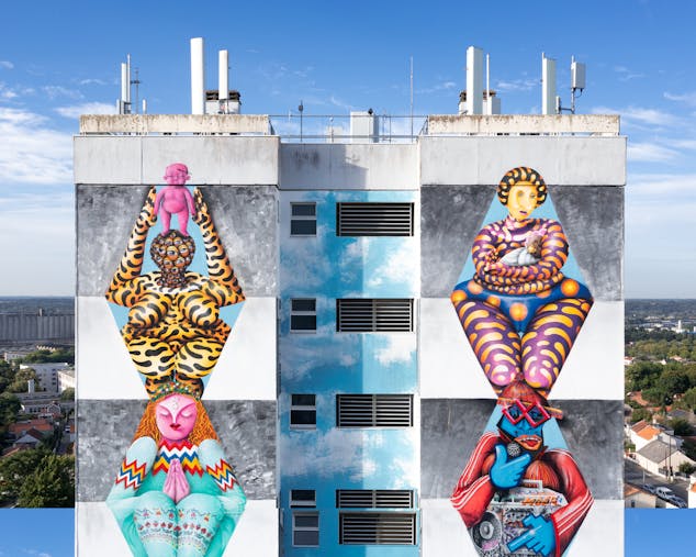 Art mural et design graphique: Nantes métropole habitat, Nantes, Cluj-Napoca et l’Institut français investissent dans la création d'une fresque murale gigantesque au quartier Bellevue.