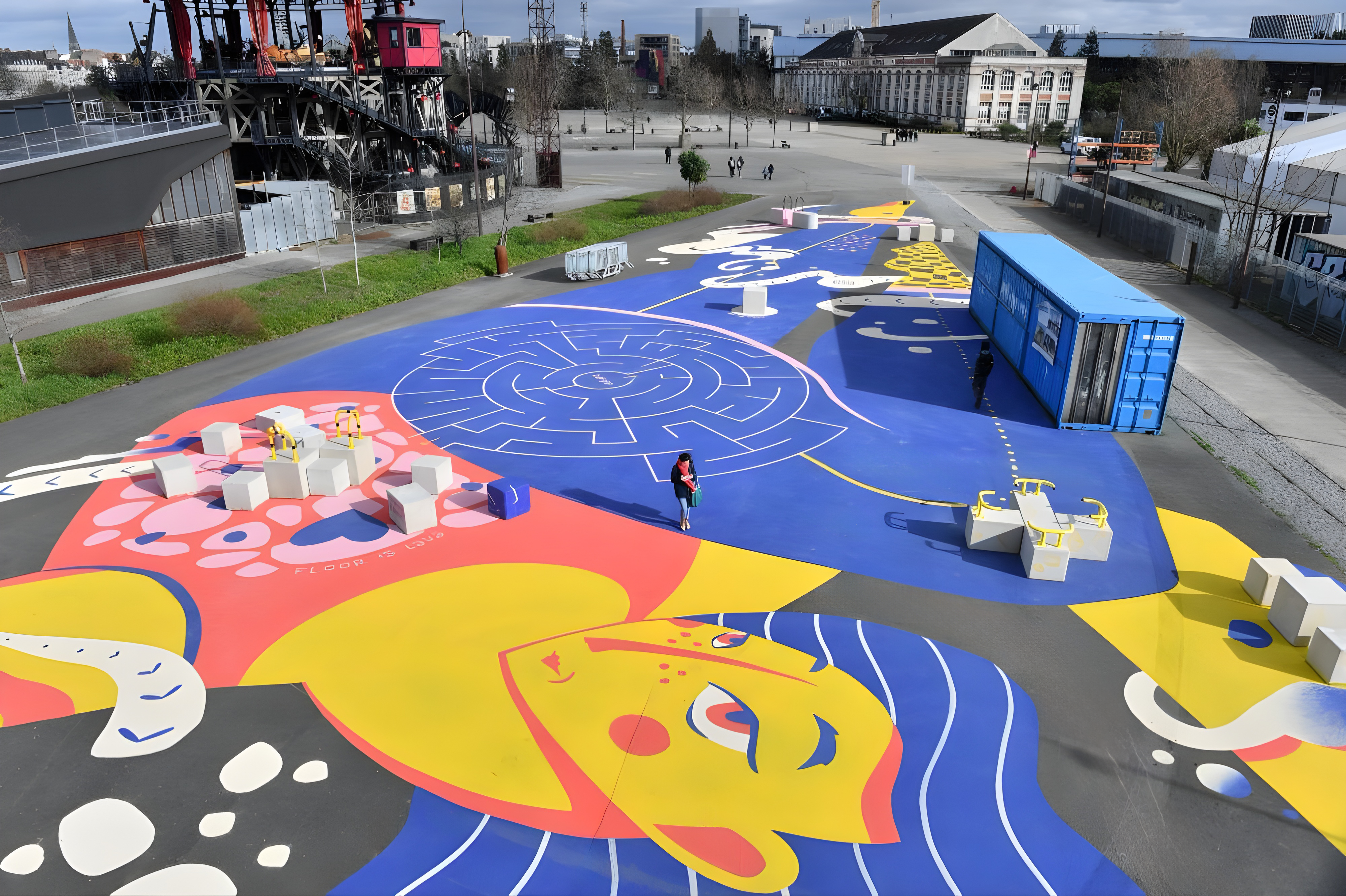 Design Actif : Un parcours sportif sur l'Île de Nantes | Studio Katra
