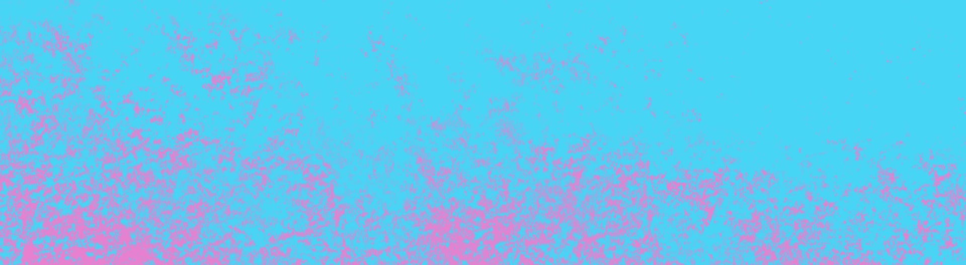 Un effet de texture réalisé au pinceau, comportant les couleurs bleues et roses de l'édition 2024 du festival de Poupet.