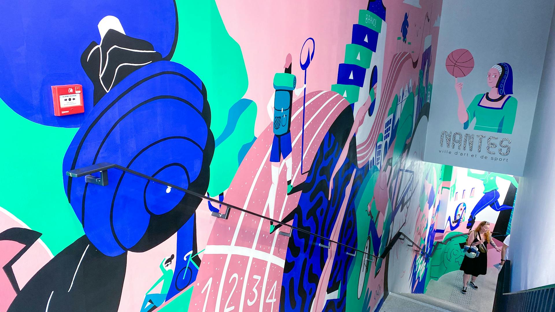Decathlon City Nantes - Fresques murales d'intérieur-cover