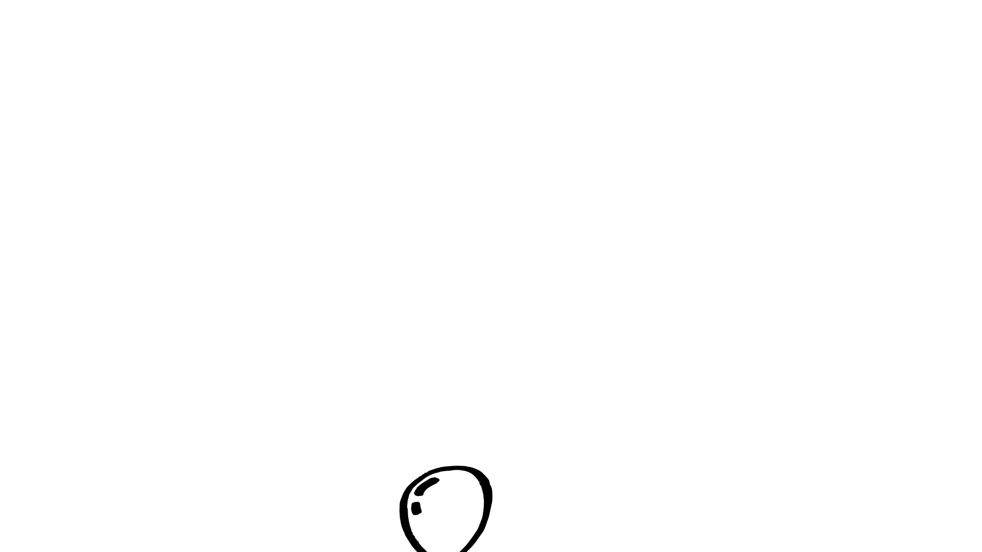 GIF animation d'une petite fille s'envolant dans les airs avec un ballon de baudruche.