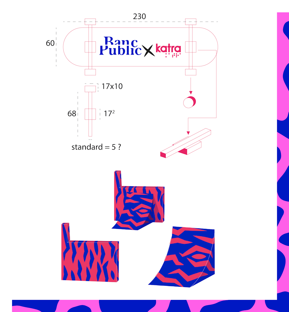 Conceptualisation des modules en bois aux patterns animaliers.