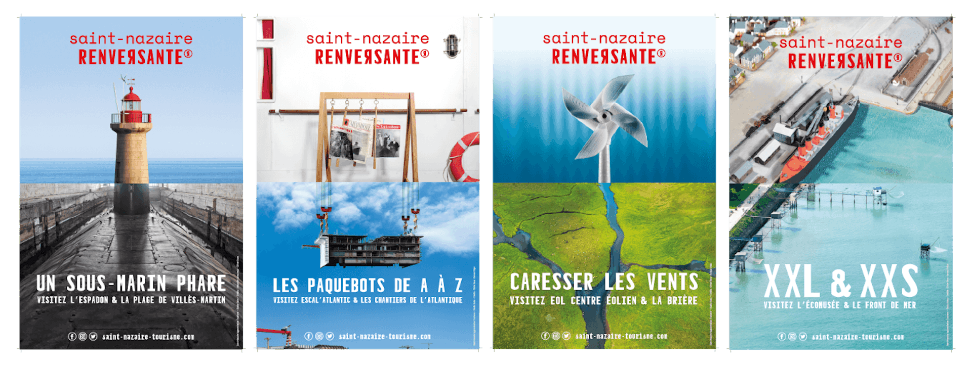Présentation de la campagne de communication de Saint-Nazaire en 2020.